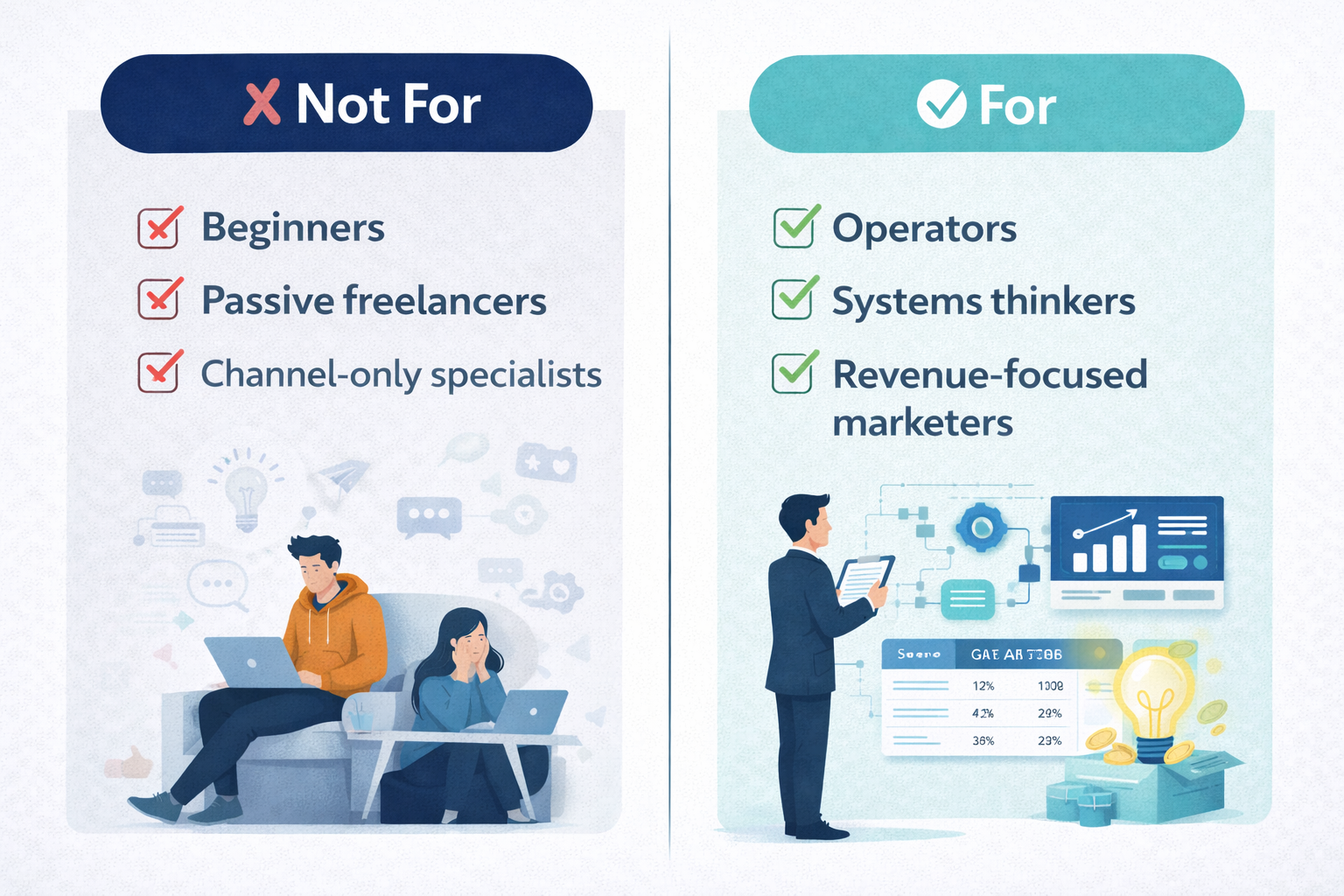 Every role fuels the revenue system diagram