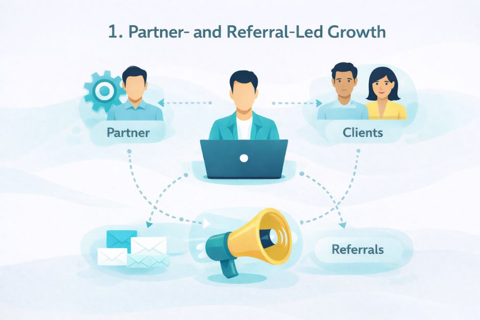 Visual overview of the 11 best B2B marketing strategies for 2026 that compound over time and hold up when conditions get harder