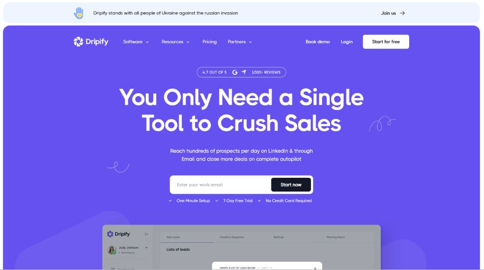 Dripify LinkedIn automation tool for visual B2B campaign builders in 2026