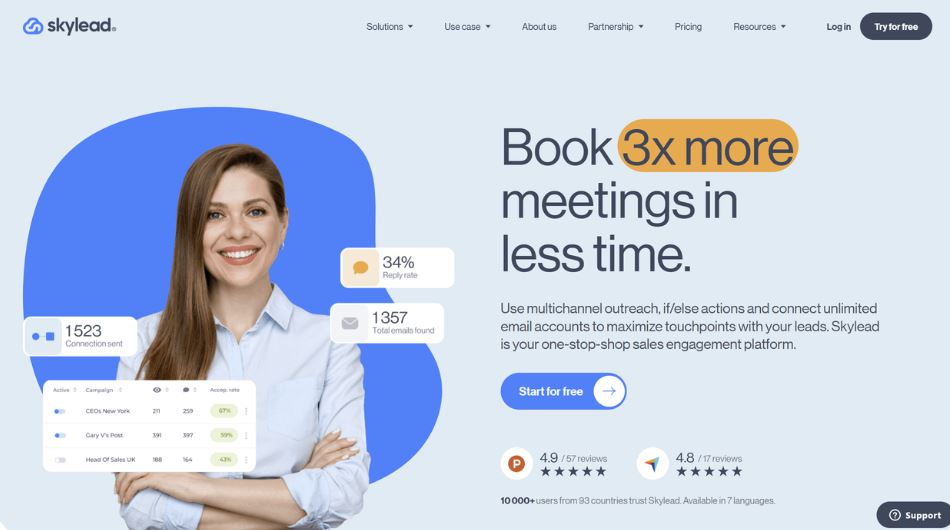 Skylead LinkedIn automation tool for structured B2B outbound and agency teams in 2026