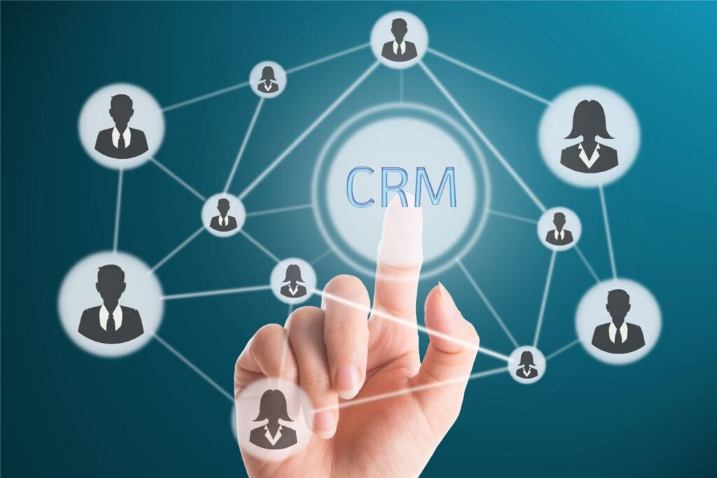 best CRM for small B2B companies — CRM network visualization