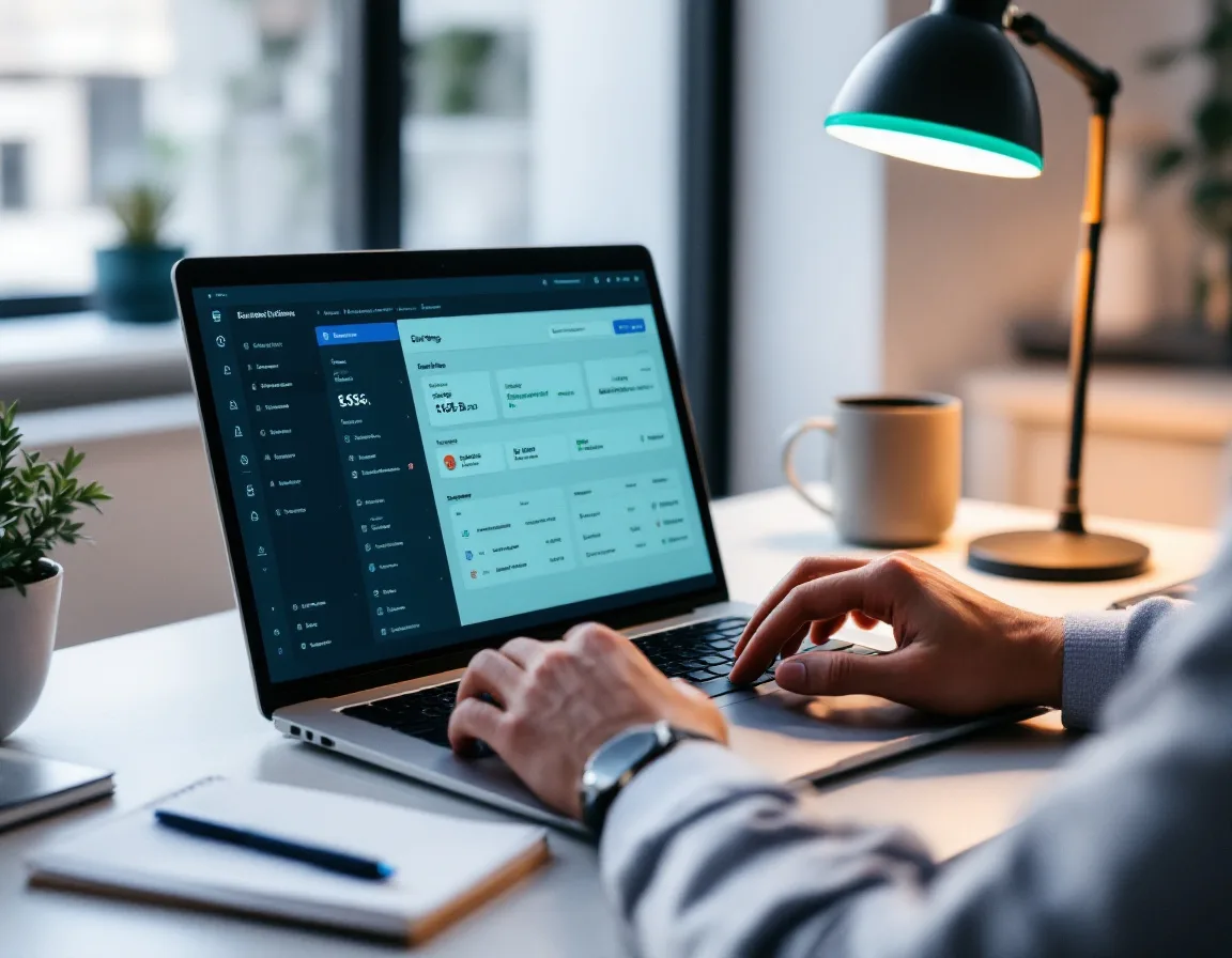 Agency owner configuring GoHighLevel SaaS Mode settings on a laptop