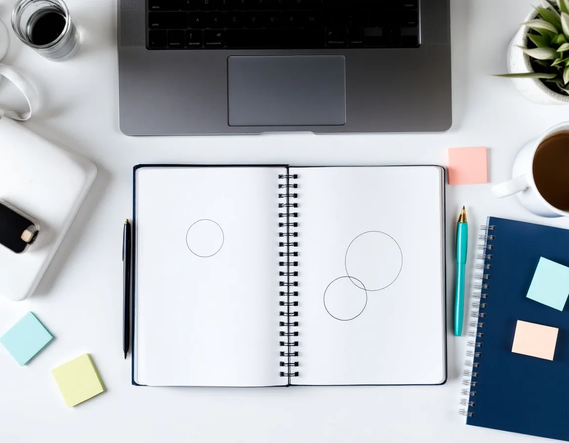 Strategic planning workspace showing the overlap between SEO AEO and GEO optimization strategies