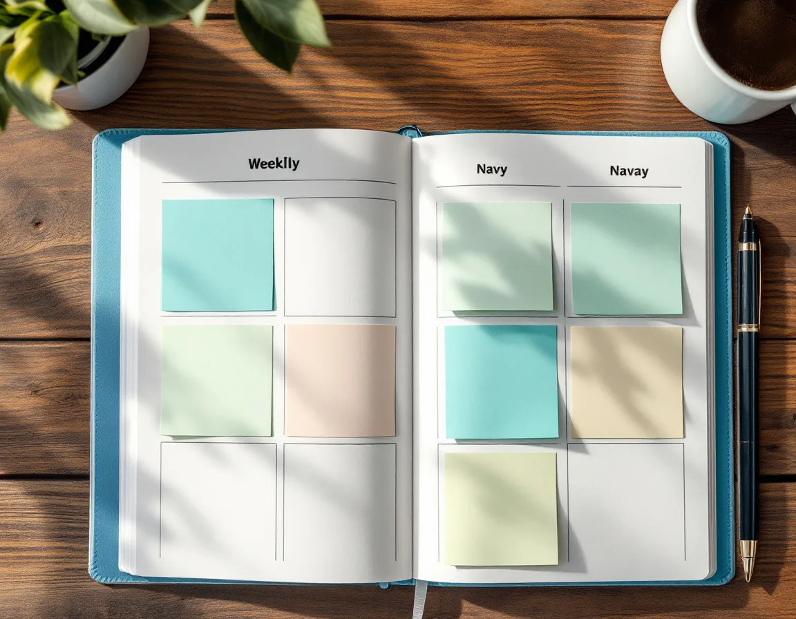 Weekly calendar breakdown showing fractional CMO time allocation across five B2B client companies