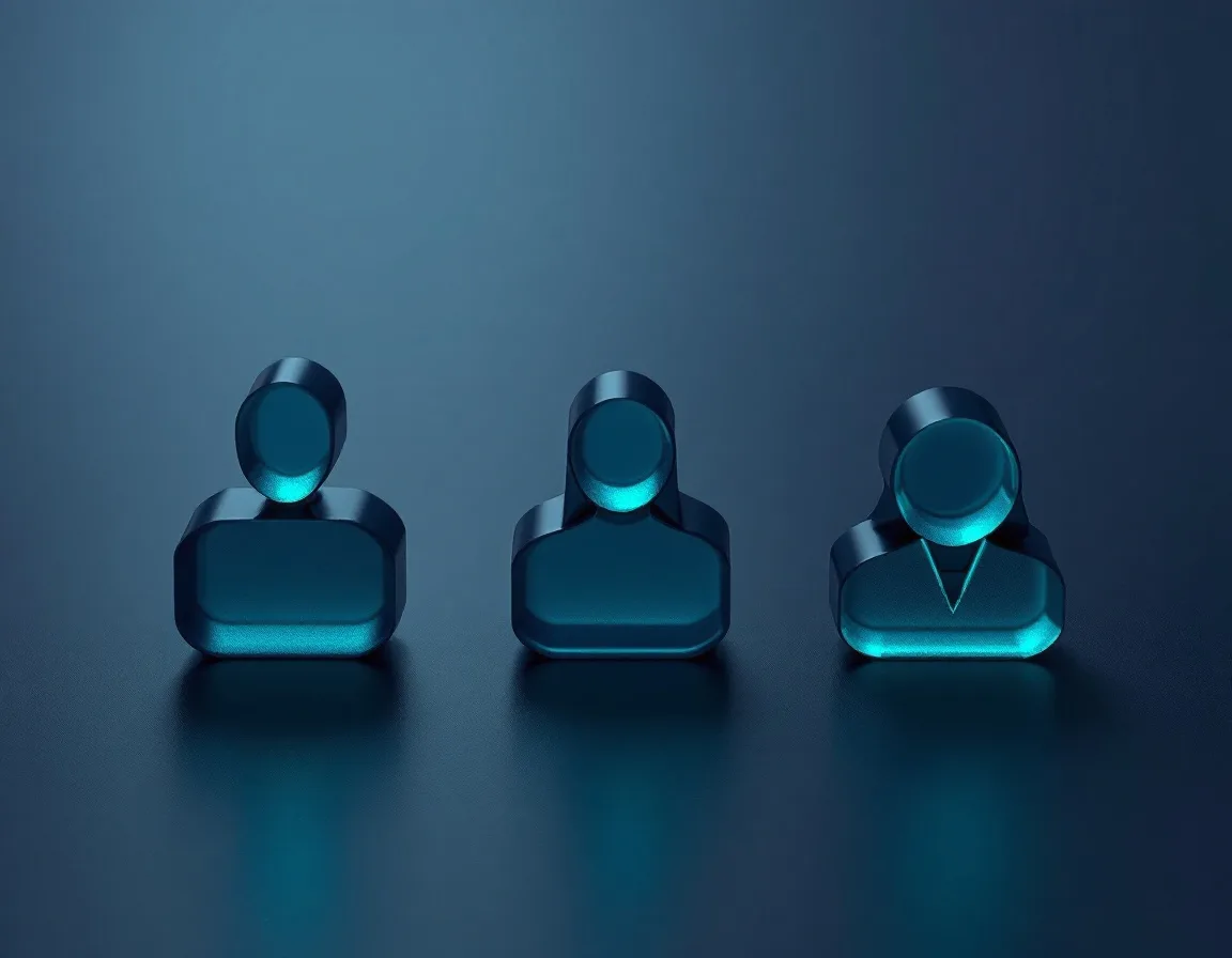 Abstract representation of three B2B marketing leadership roles — fractional CMO, agency, and full-time CMO — and what each one owns