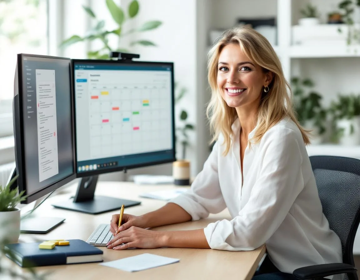 Side-by-side comparison of cluttered marketing tools versus a clean organized system