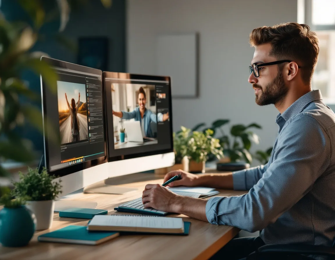 Fractional CMO reviewing video output and deciding between Synthesia and HeyGen for B2B marketing